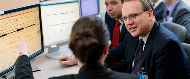 Erik K. St Louis, M.D., in the Department of Neurology at Mayo Clinic focusing on sleep neurology research.