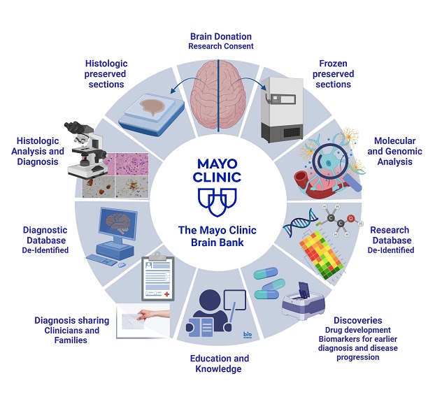 Functionality of Mayo Clinic Brain Bank