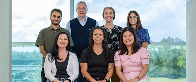 Group photograph of Parkinson's Disease Lab team.